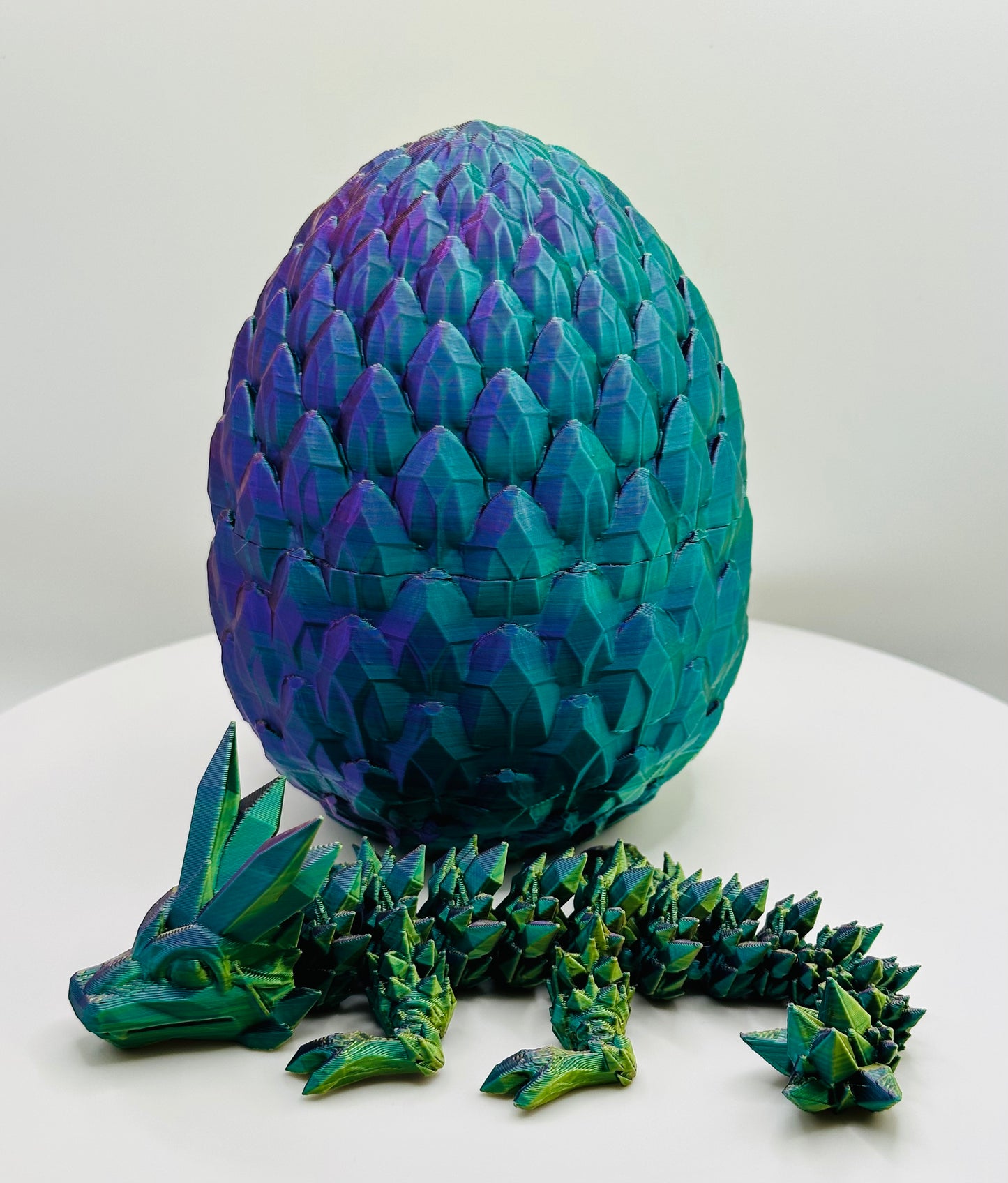 Kristall Ei Groß ca. 13 cm in verschiedenen Farben