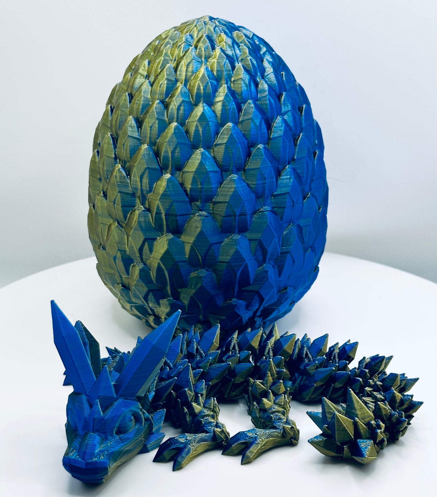 Kristall Ei Groß ca. 13 cm in verschiedenen Farben