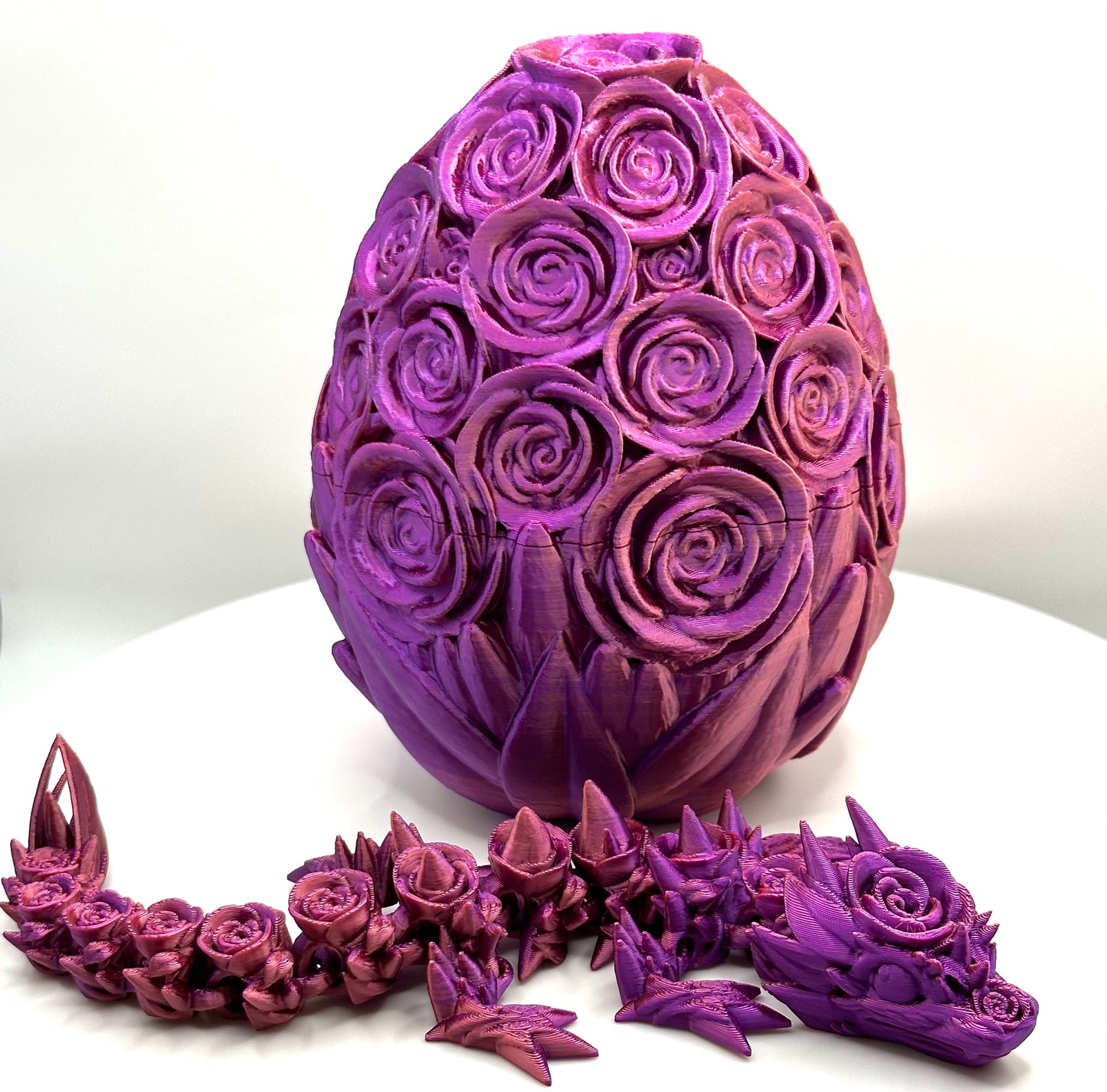 Rosen Ei Groß ca. 13 cm in verschiedenen Farben möglich