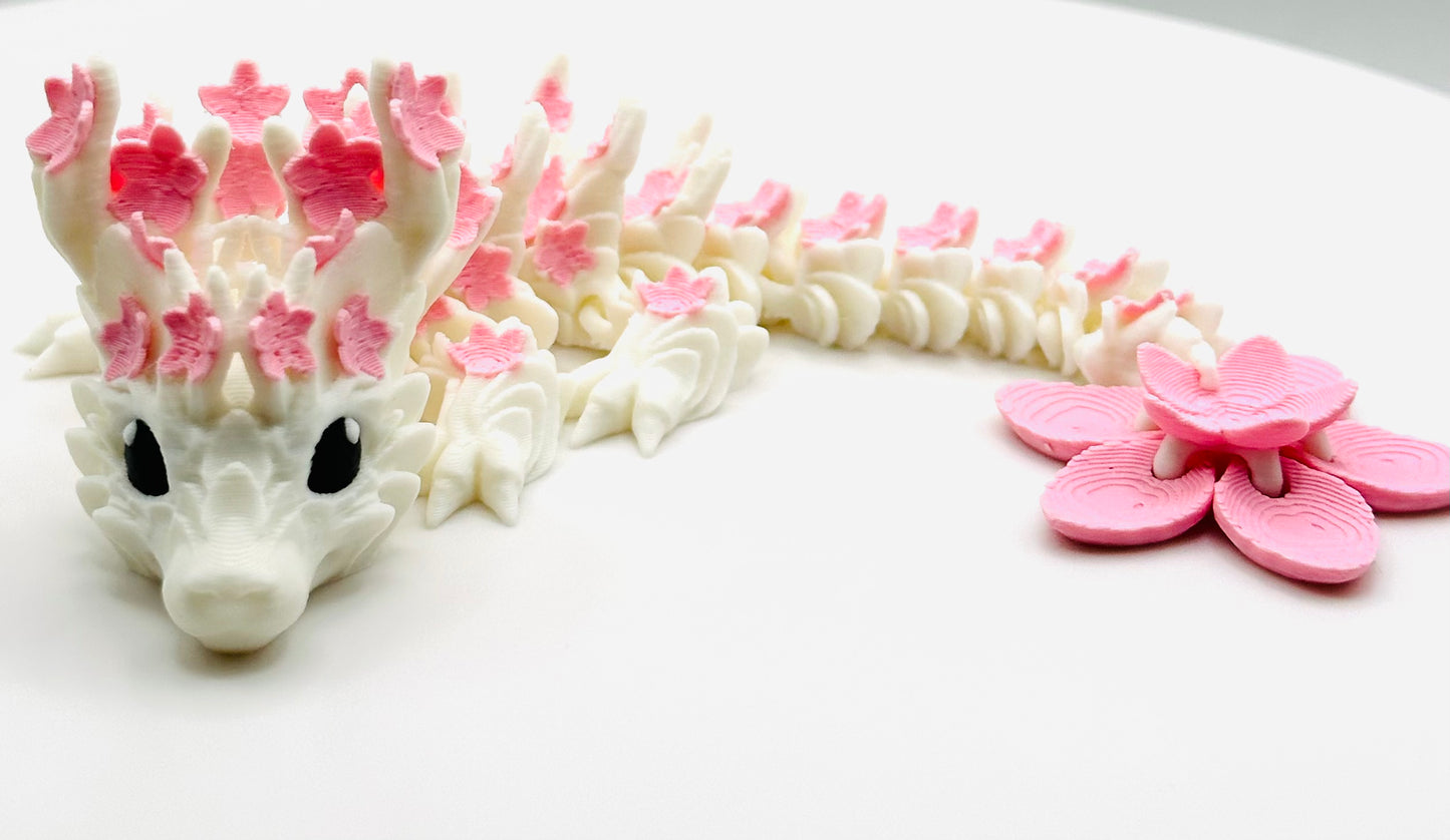 Kirschblüten Drache Baby ca. 22 cm in verschiedenen Farben