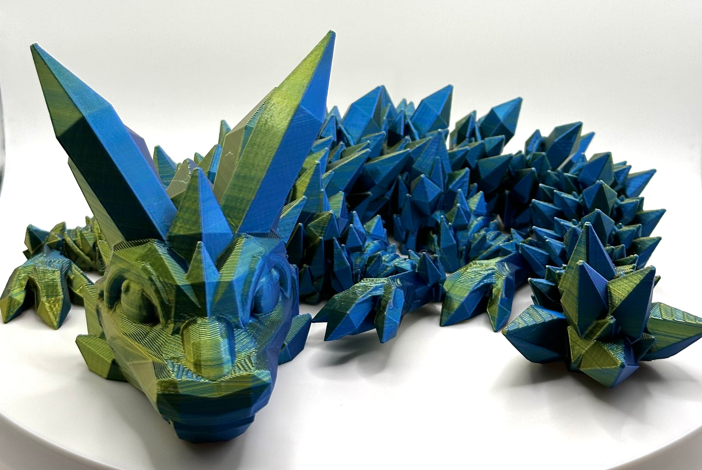 Kristall Baby Drache ca. 38,5 cm in verschiedenen Farben