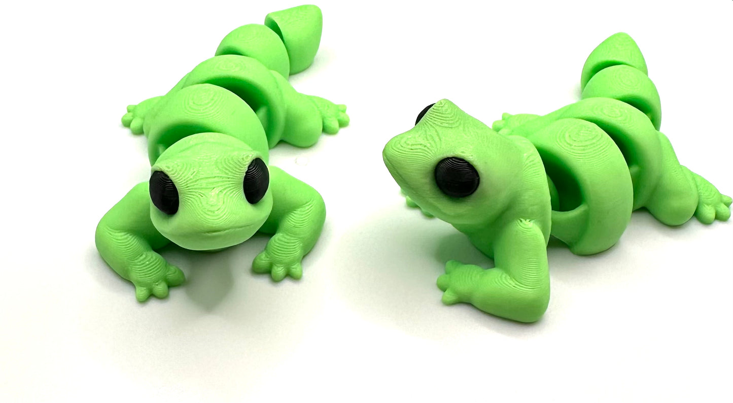 Gecko in 2 Größen Flexi