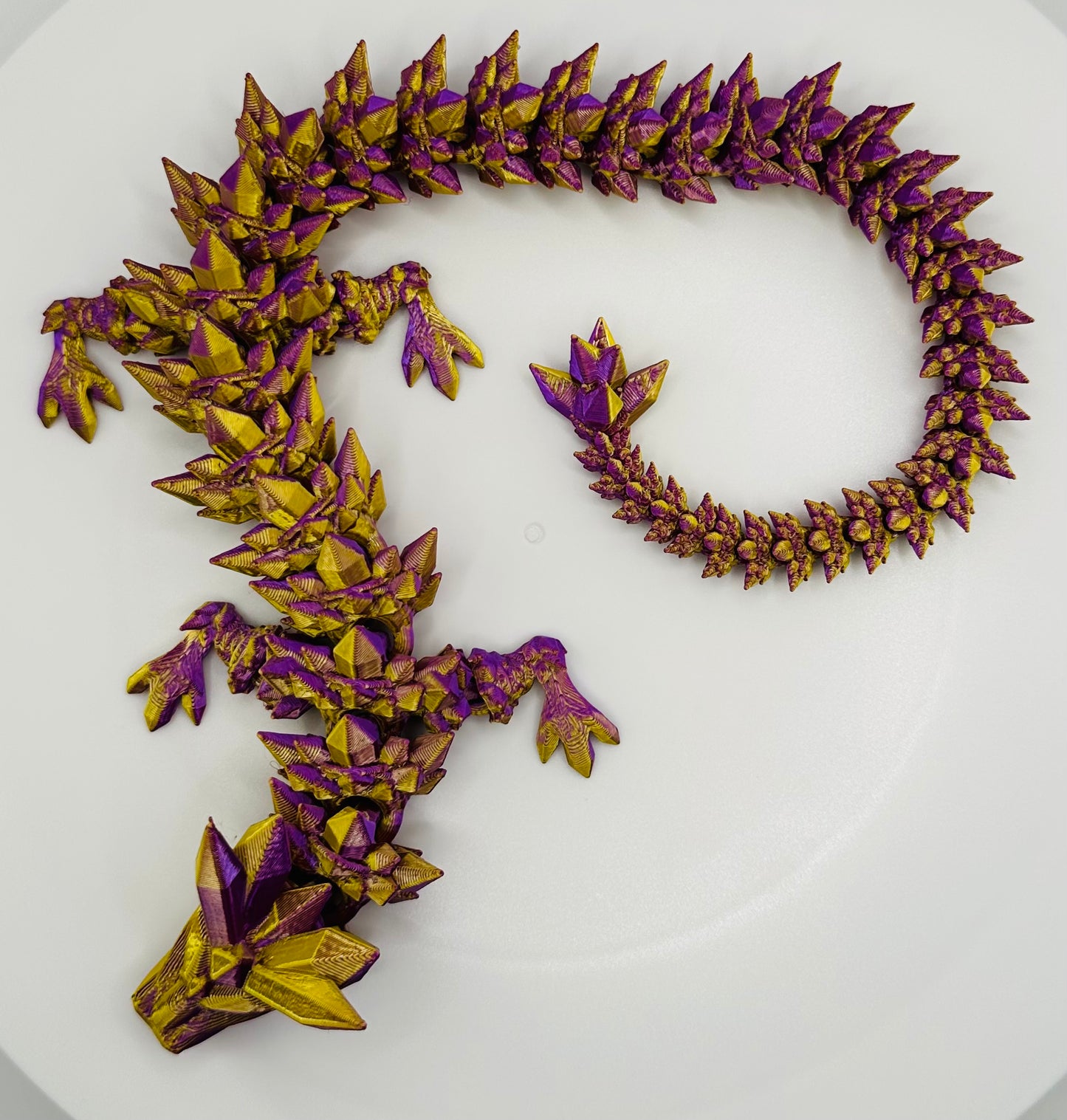 Kristall Drache ca. 43 cm in verschiedenen Farben