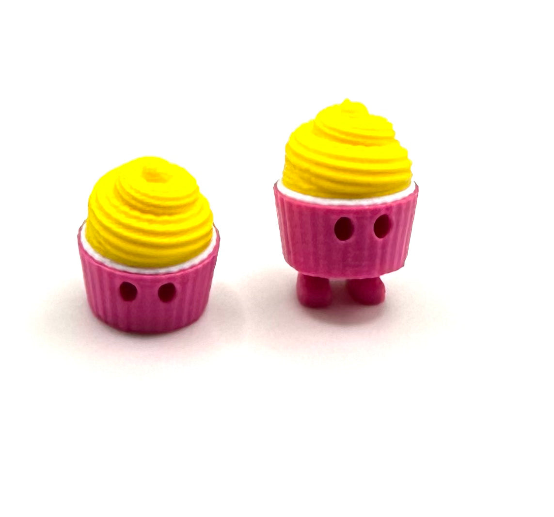 Cupcake und Iceroll in verschiedenen Varianten mit Beinchen