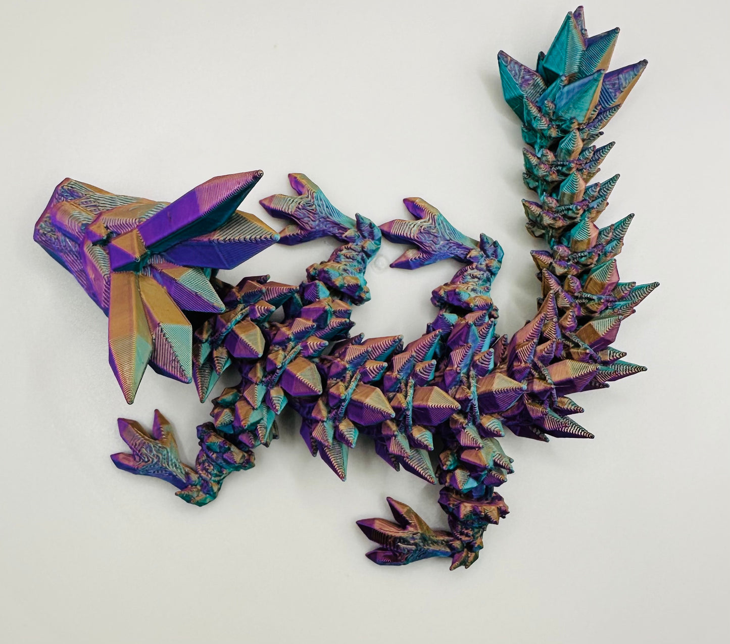 Kristall Baby Drache 18 cm in verschiedenen Farben
