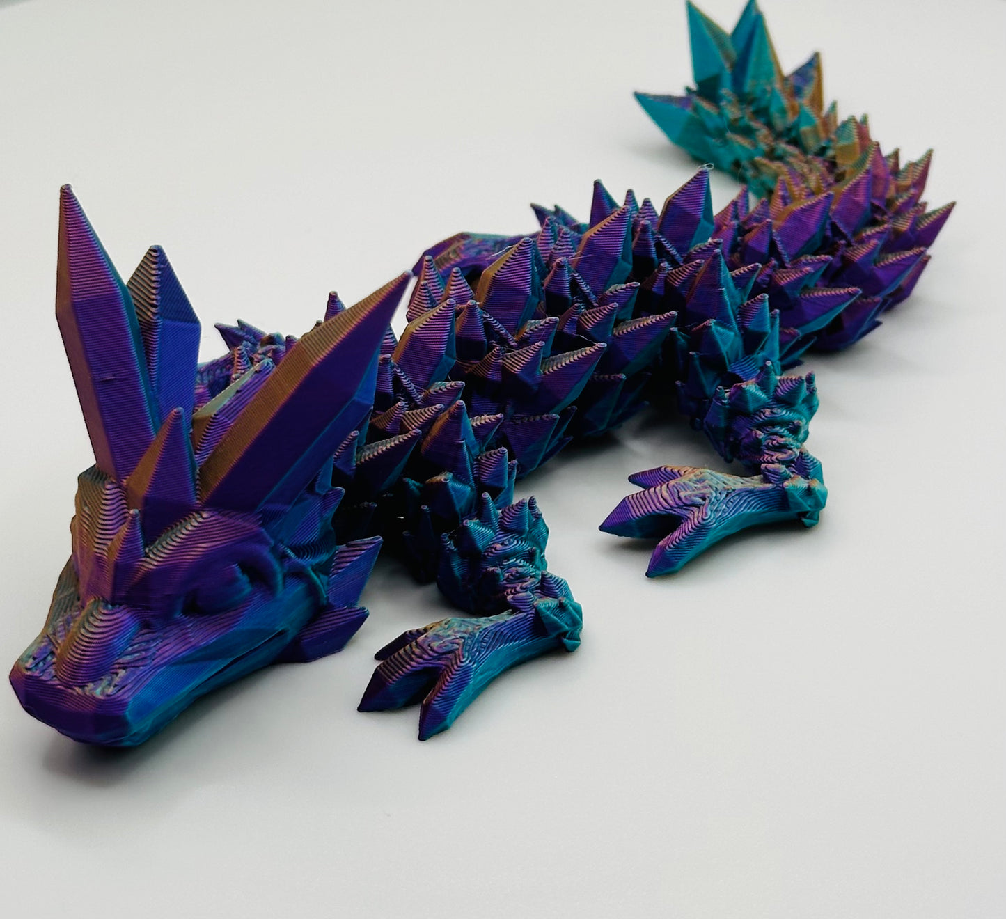 Kristall Baby Drache 18 cm in verschiedenen Farben
