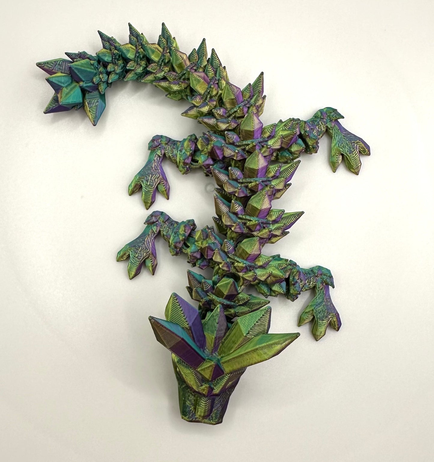 Kristall Baby Drache 18 cm in verschiedenen Farben