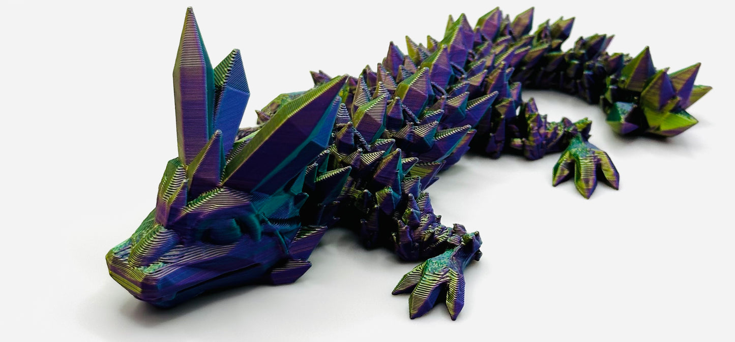Kristall Baby Drache 18 cm in verschiedenen Farben
