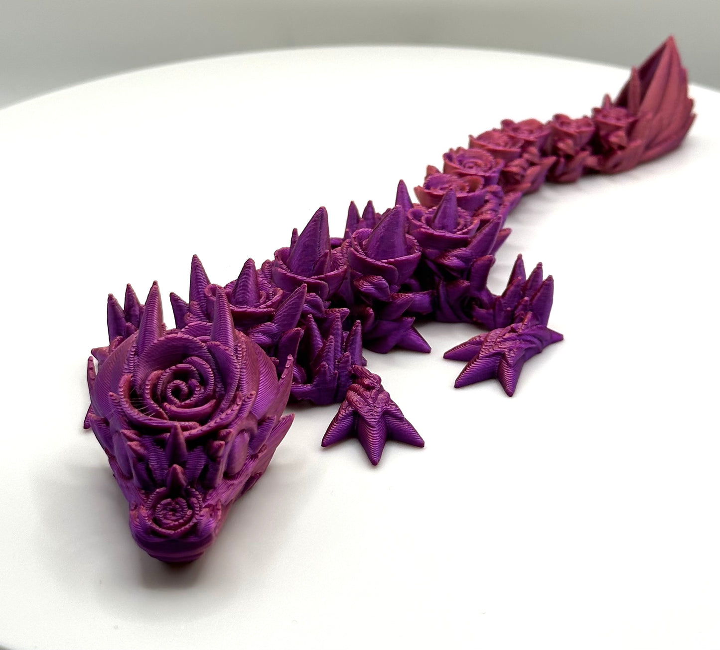 Rosen Drache in verschiedenen Farben 21.5 cm