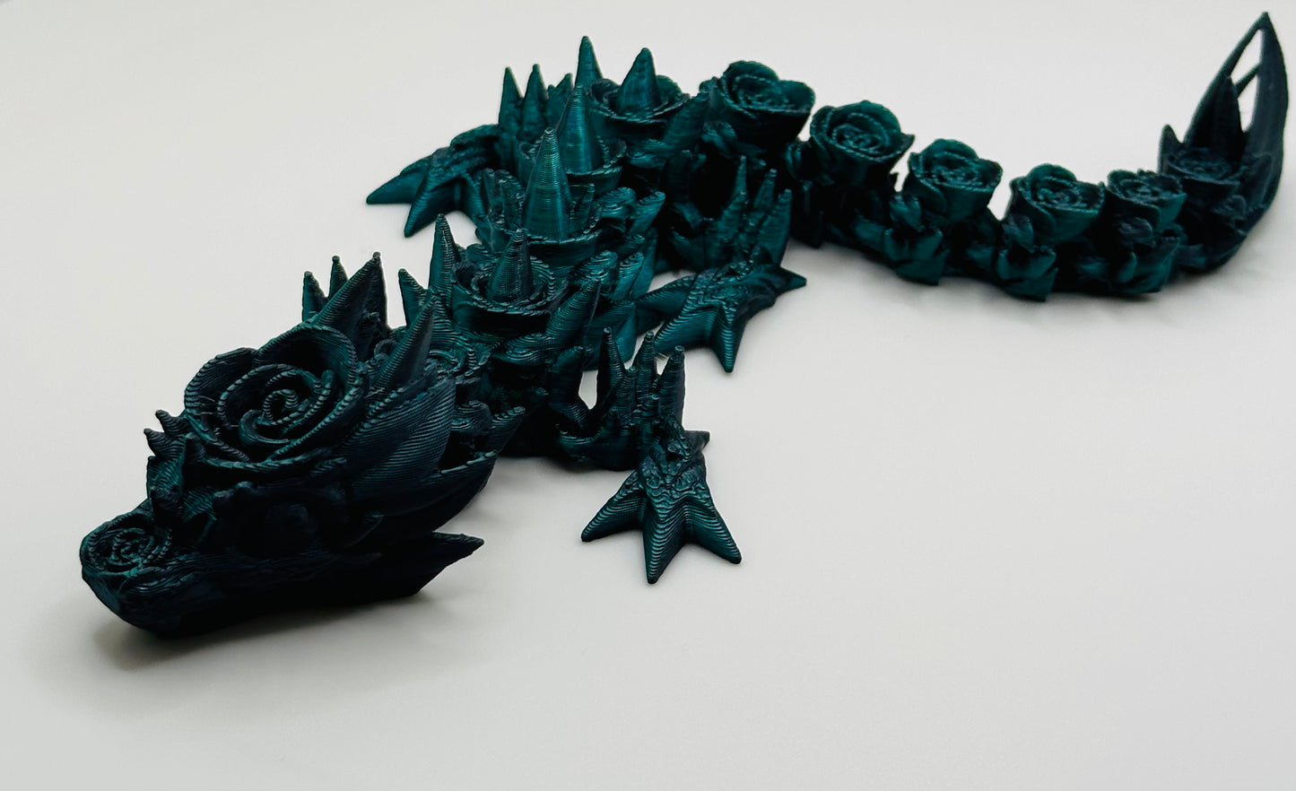Rosen Drache in verschiedenen Farben 21.5 cm