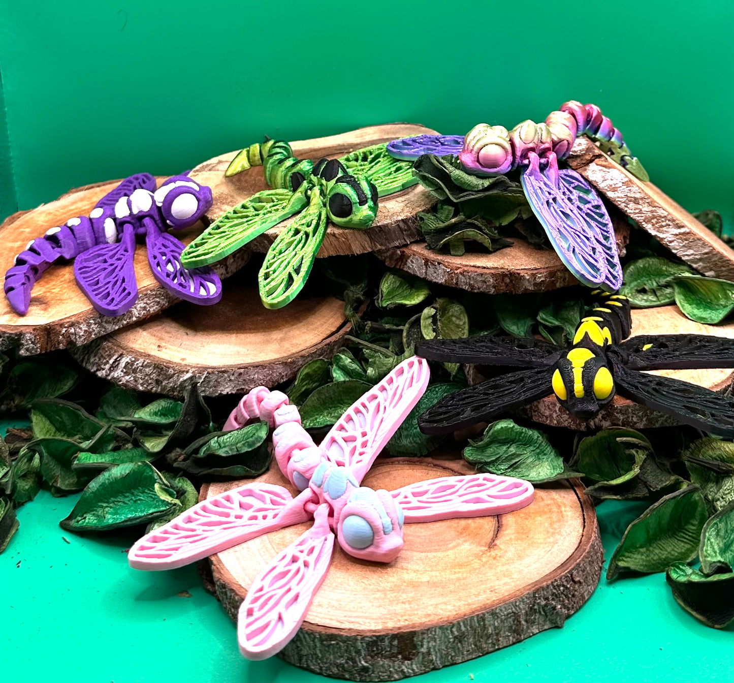 Libelle in verschiedenen Farben Flexi