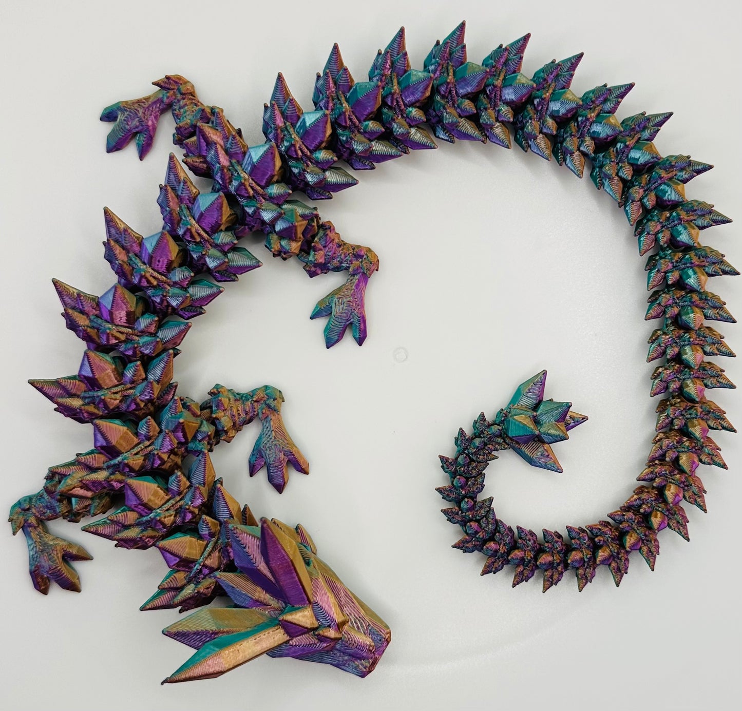 Kristall Drache ca. 43 cm in verschiedenen Farben