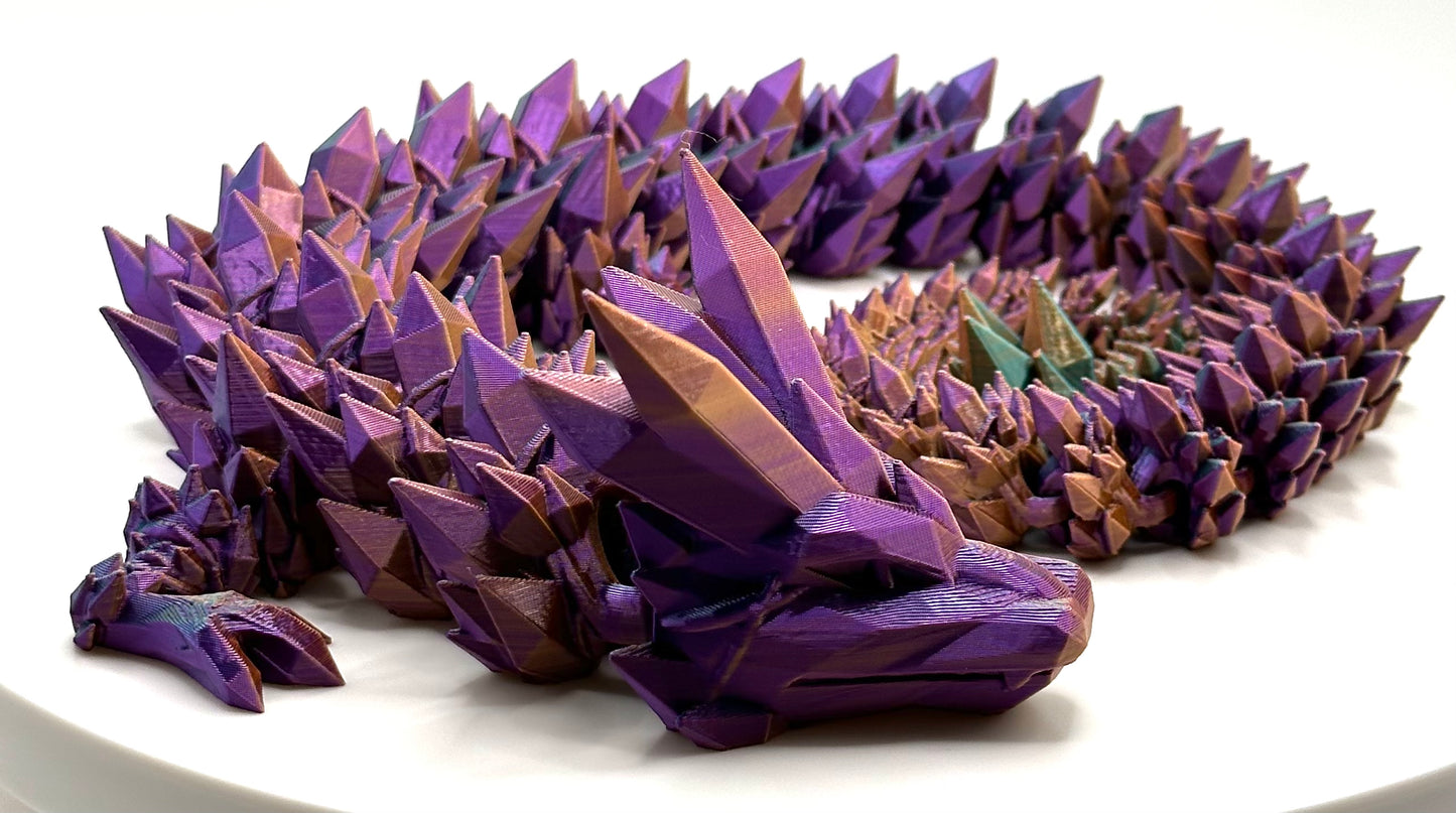 Kristall Drache ca. 62.5 cm in verschiedenen Farben