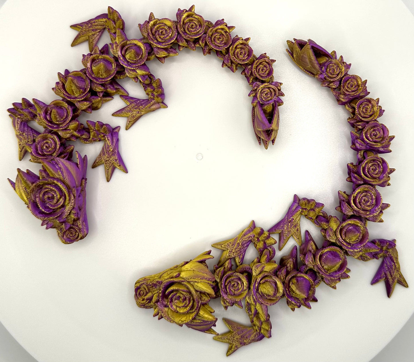 Rosen Drache in verschiedenen Farben 21.5 cm