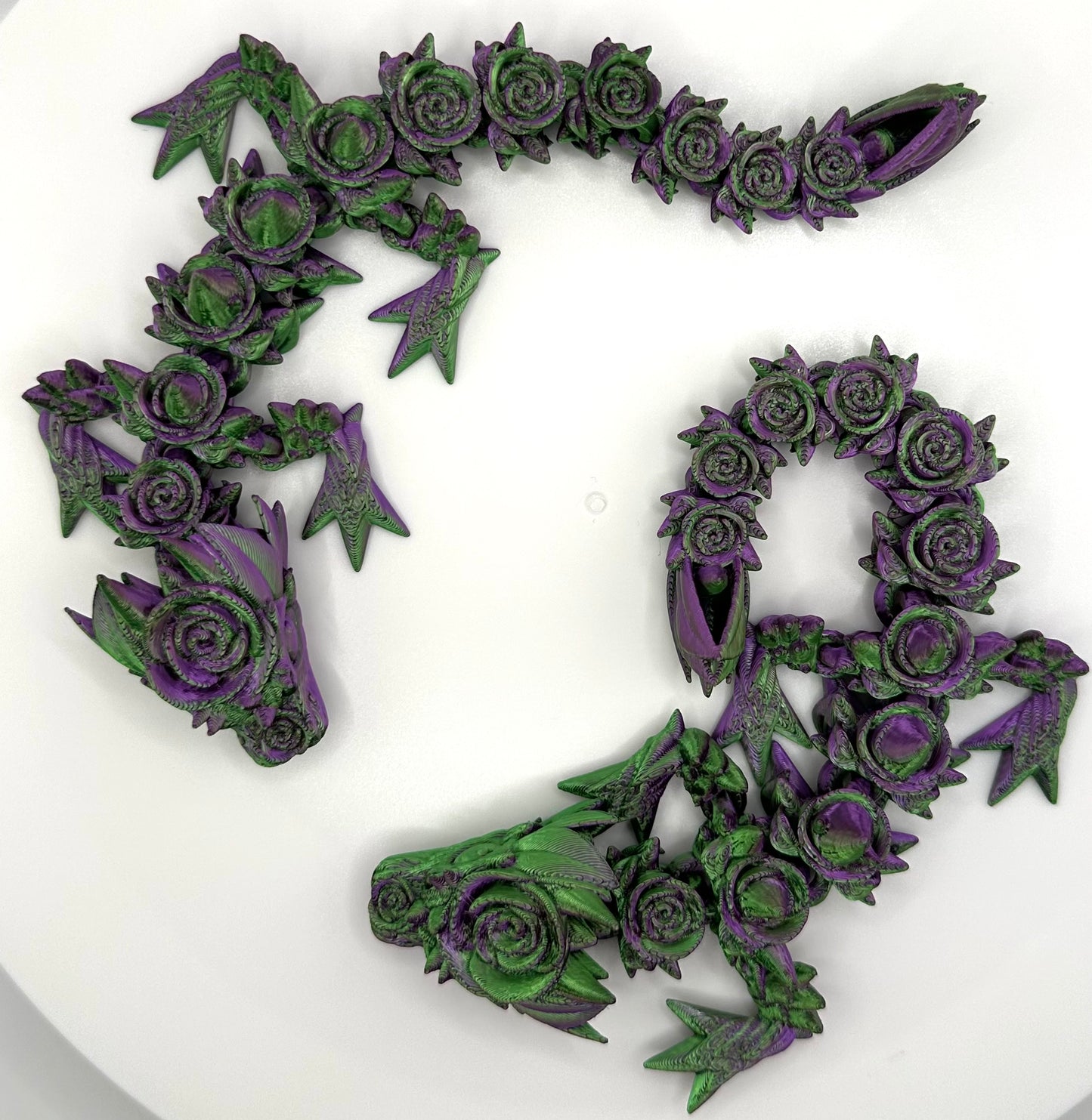 Rosen Drache in verschiedenen Farben 21.5 cm