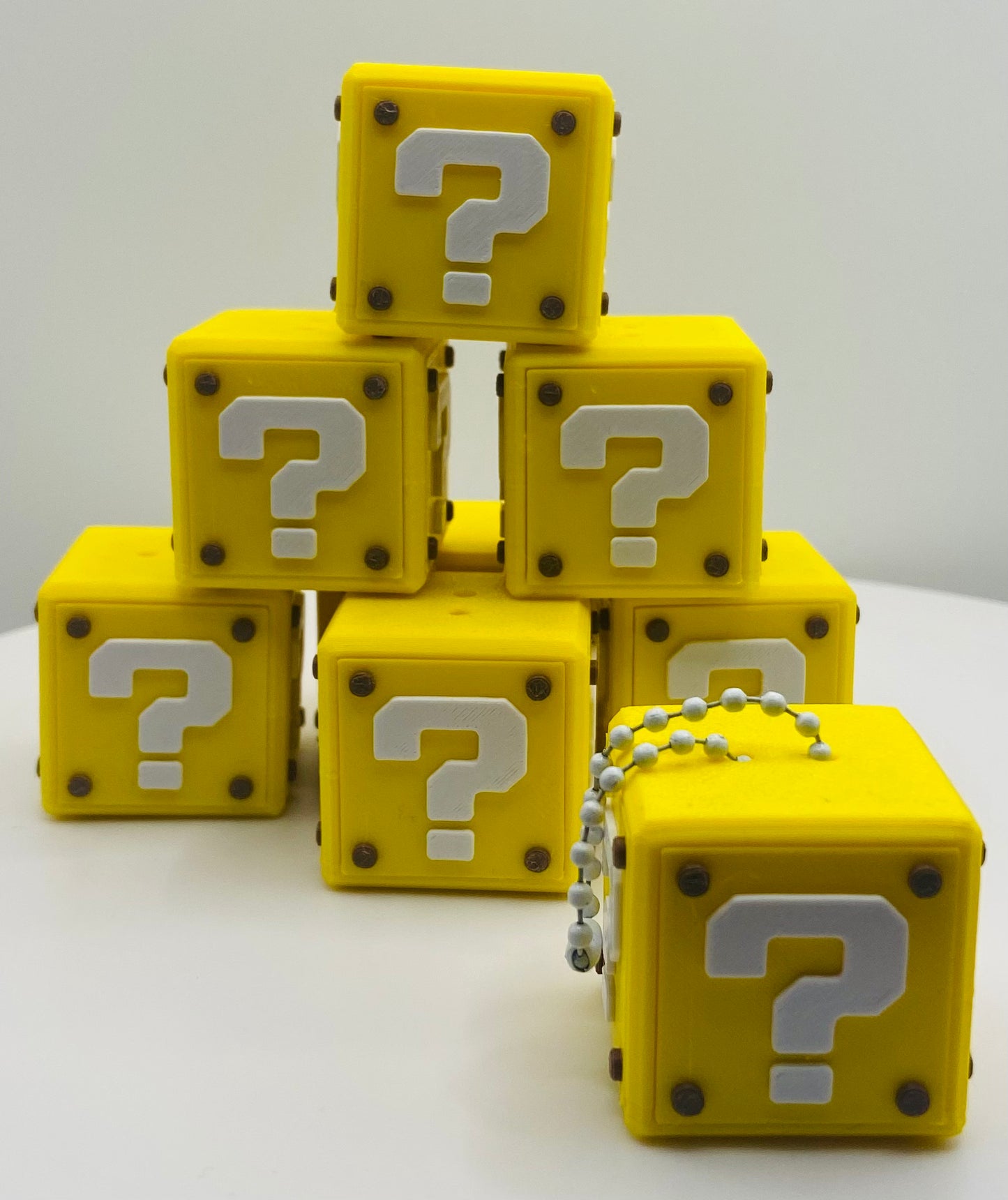 Fidget-Clicker Fragezeichen-Block