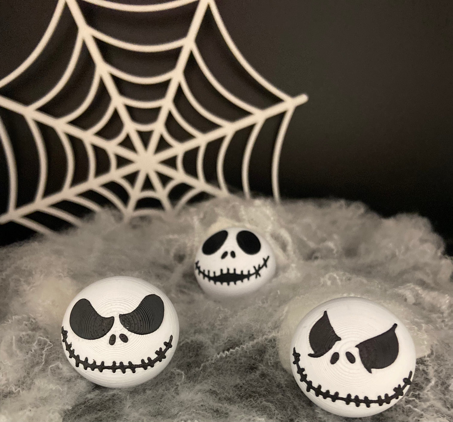 3D-gedruckte Halloween Clicker Köpfe – 3er-Pack