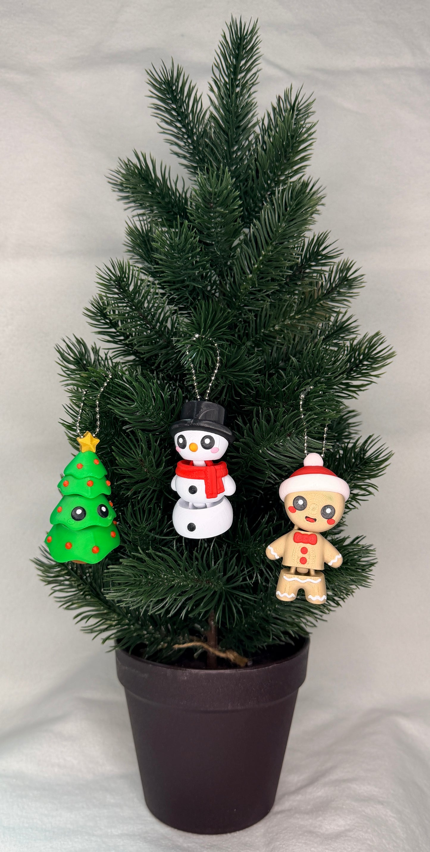 Weihnachtliche Magnete und Anhänger