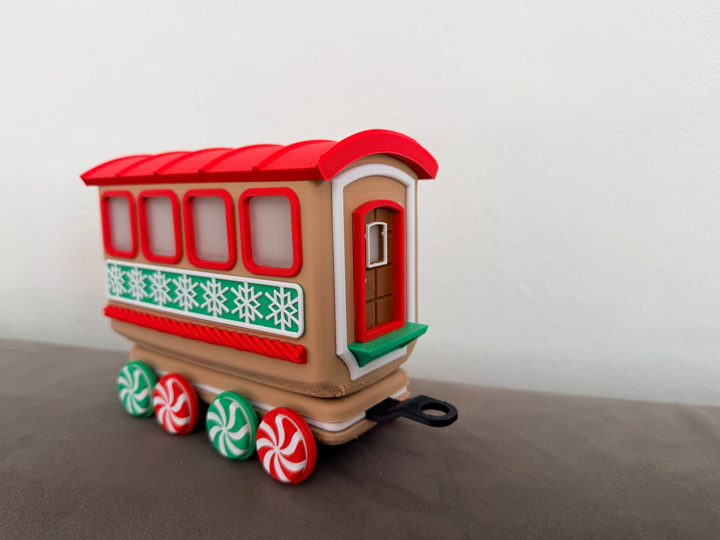 Weihnachtlicher Deko-Zug aus dem 3D-Druck – inkl. LED-Teelicht