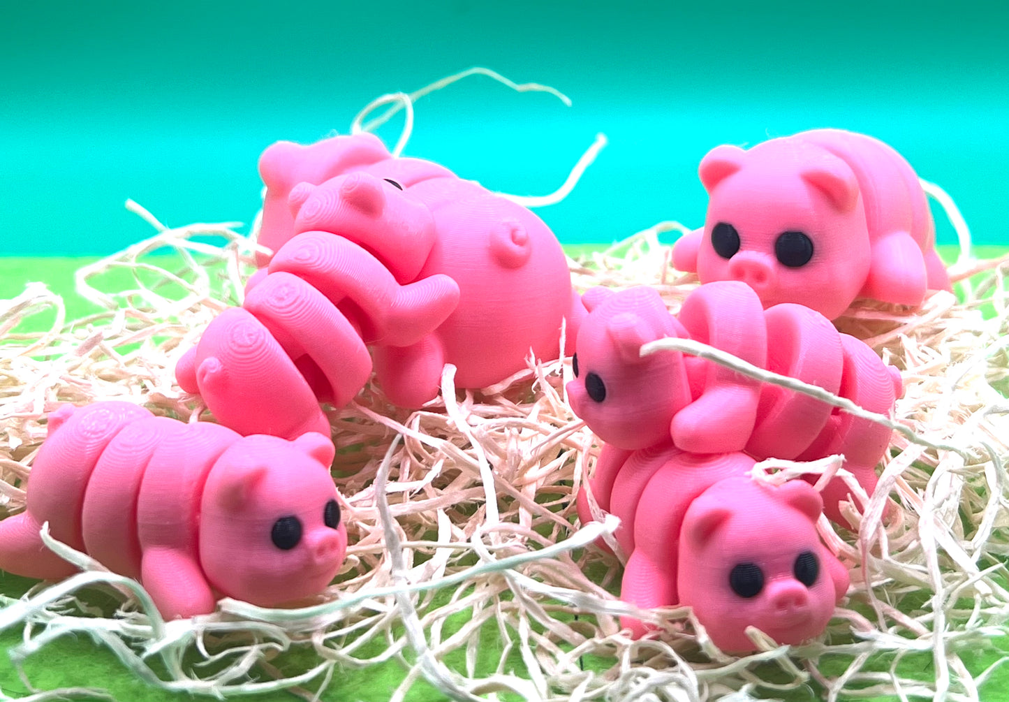 Schwein in 2 Größen Flexi