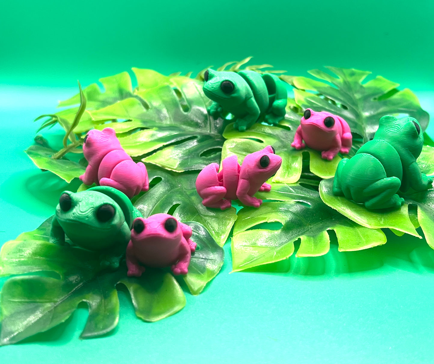 Frosch in verschiedenen Variationen Flexi