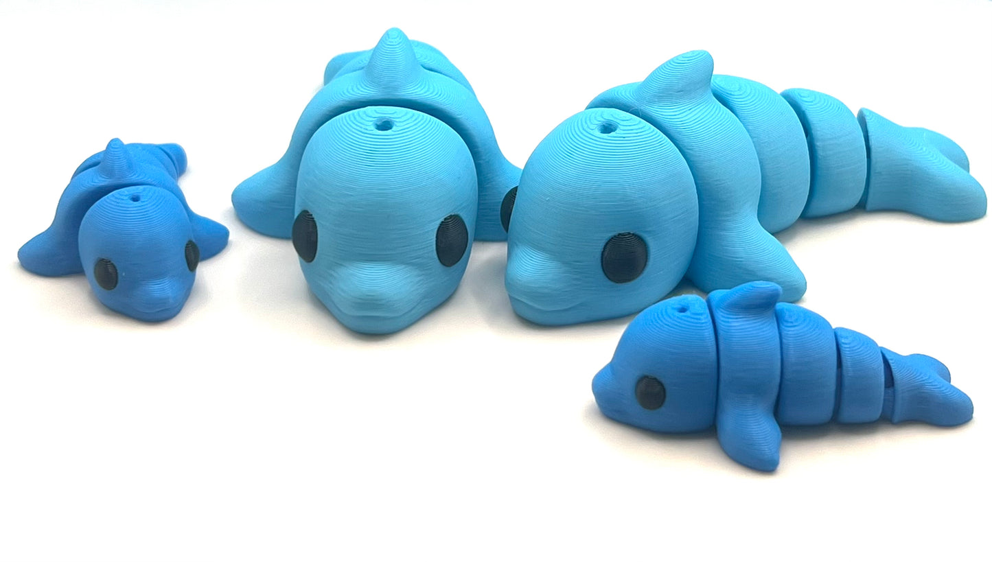 Delfin in 2 Größen Flexi