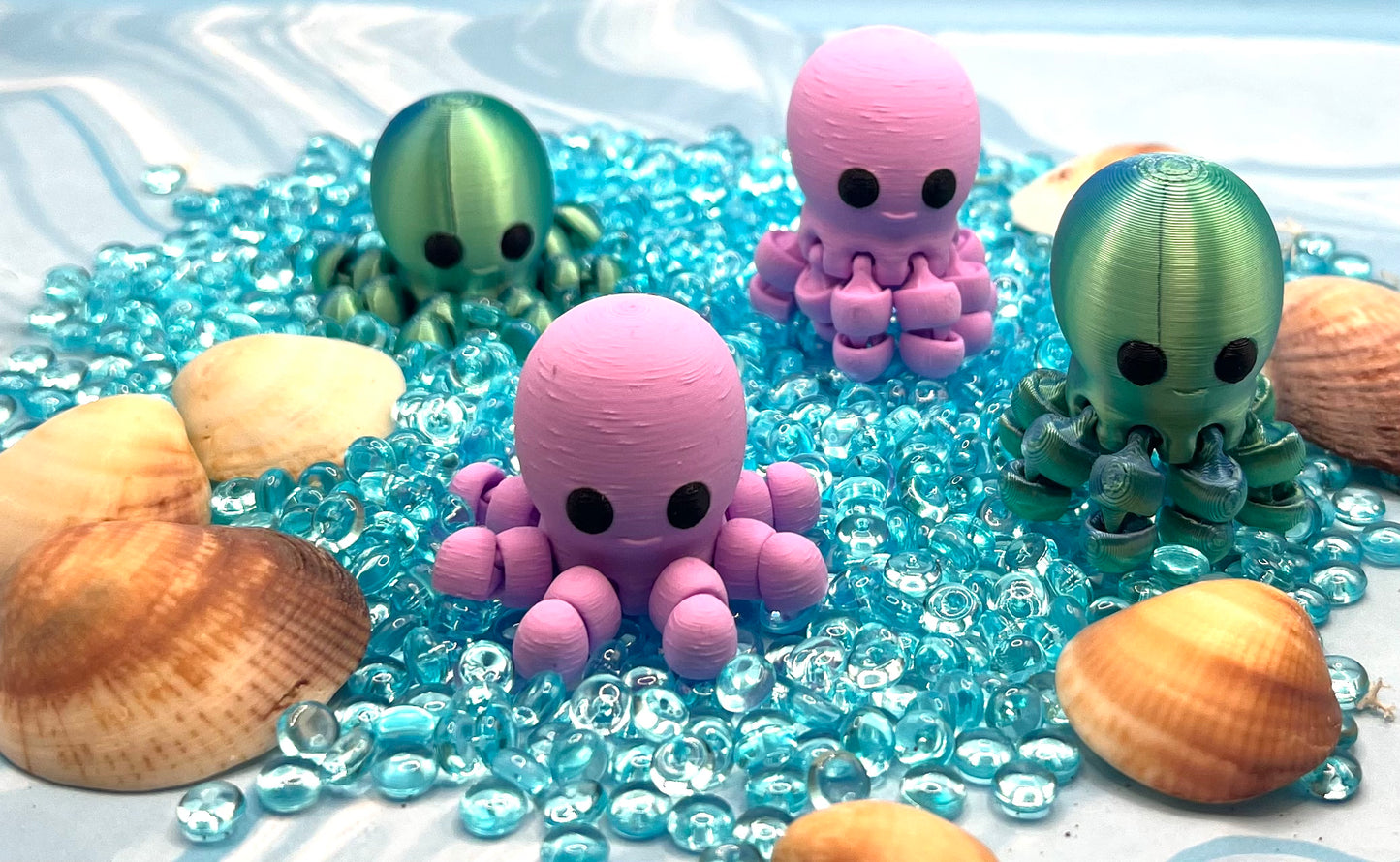 Oktopus in 2 Farben Flexi