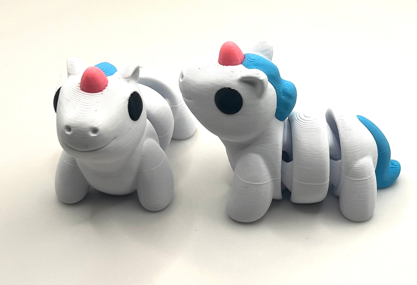 Einhorn in verschiedenen Varianten Flexi