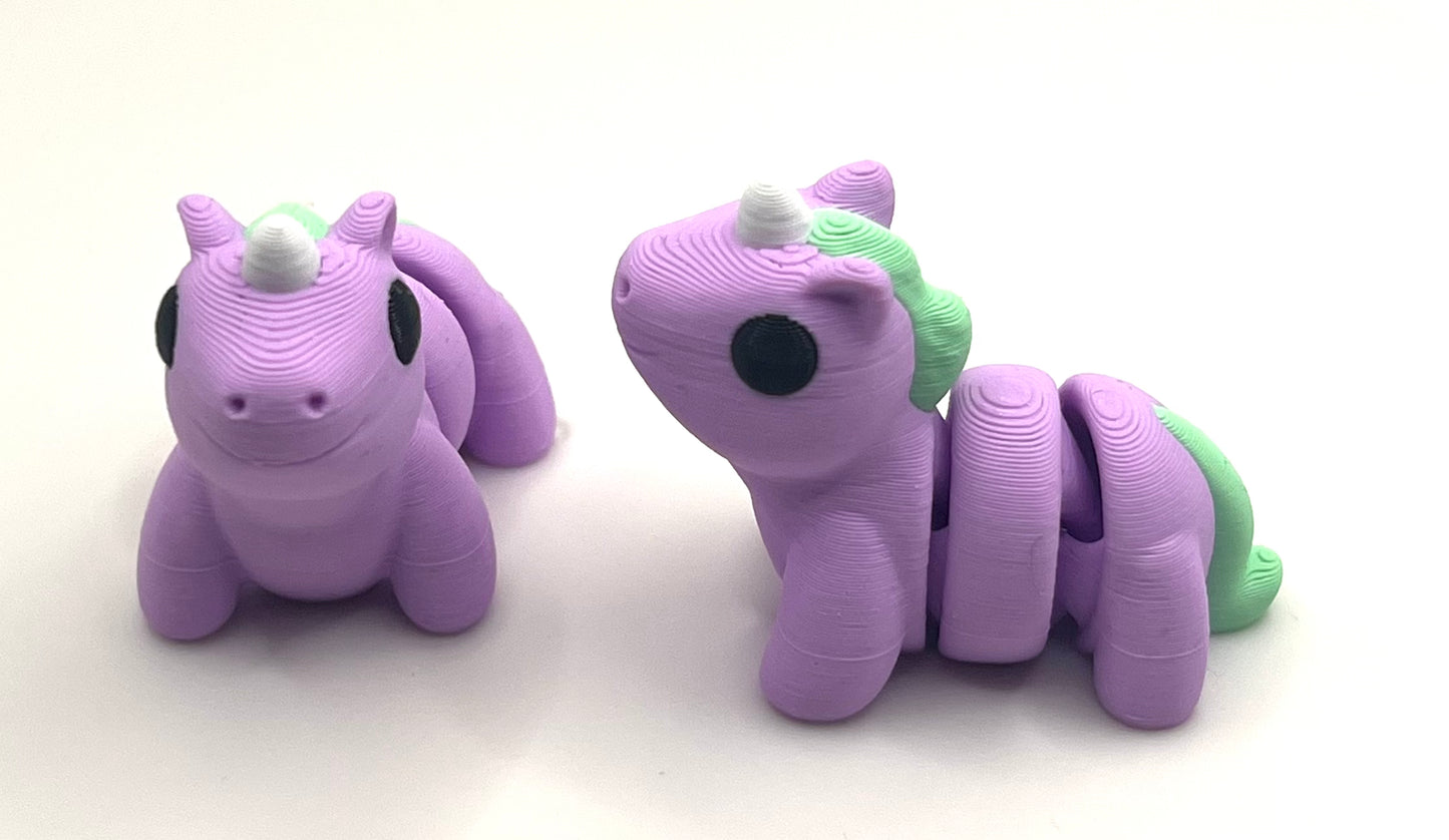 Einhorn in verschiedenen Varianten Flexi