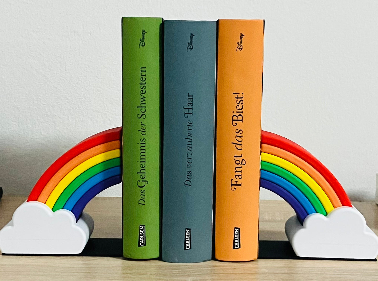 Regenbogen Buchstützen