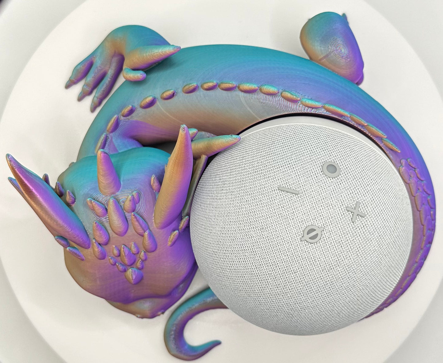 Drachenhalter für die Echo Dot 5. Generation