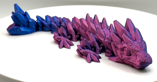 Edelstein Baby Drache ca. 21 cm in verschiedenen Farben