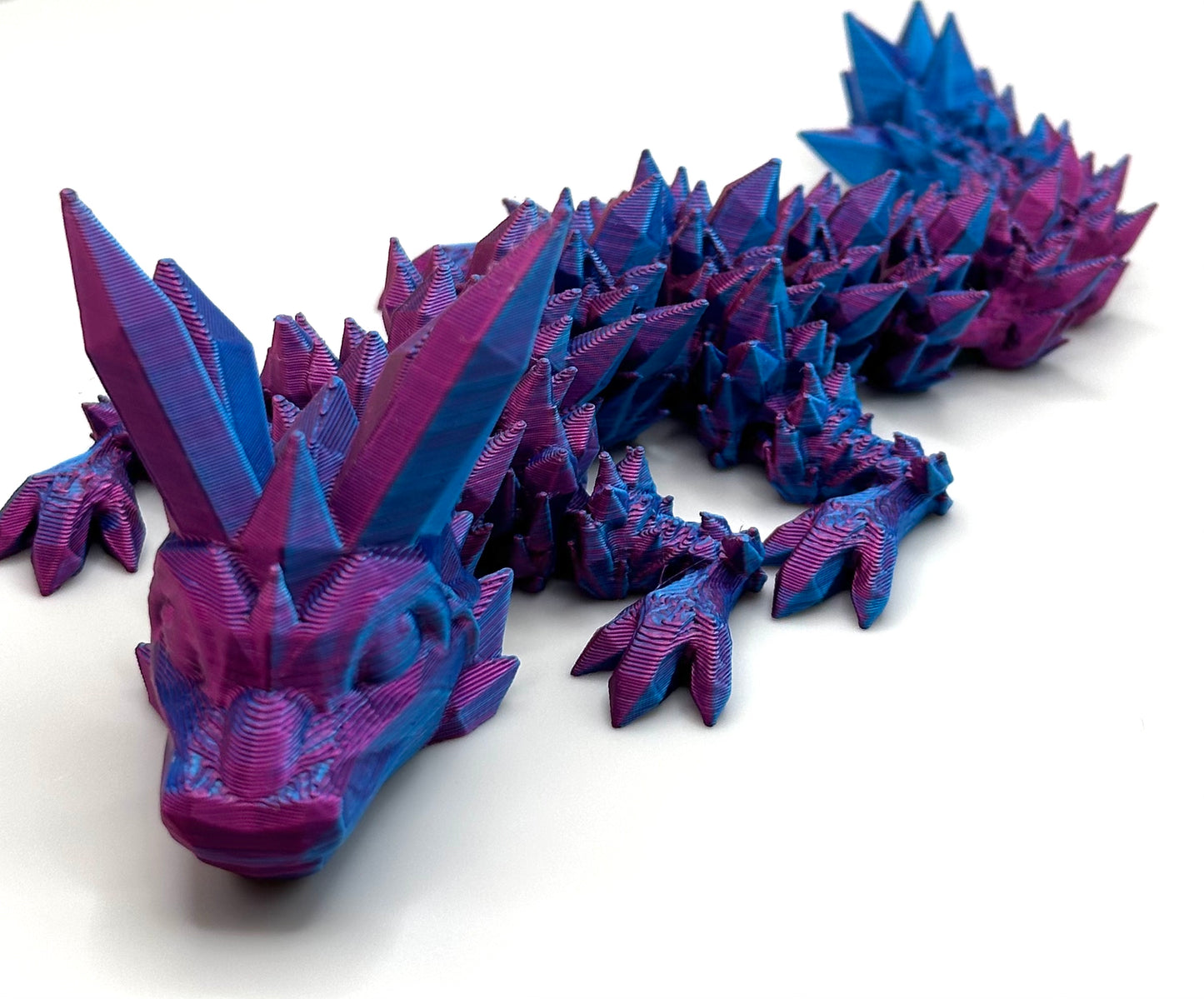 Kristall Baby Drache 18 cm in verschiedenen Farben