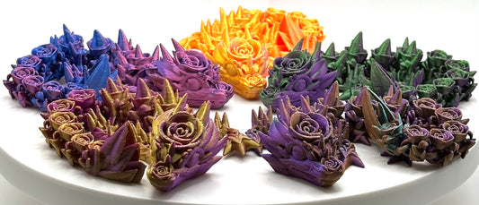 Rosen Drache in verschiedenen Farben 21.5 cm