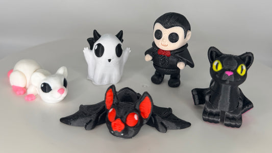 👻 3D-gedrucktes Gruselpaket – Mini Figuren Set