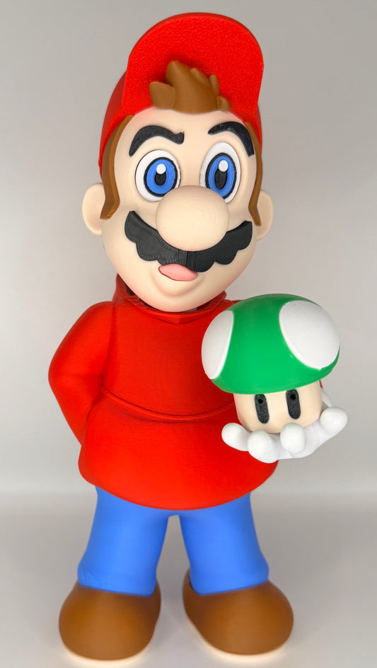 Mario mit einem Pilz