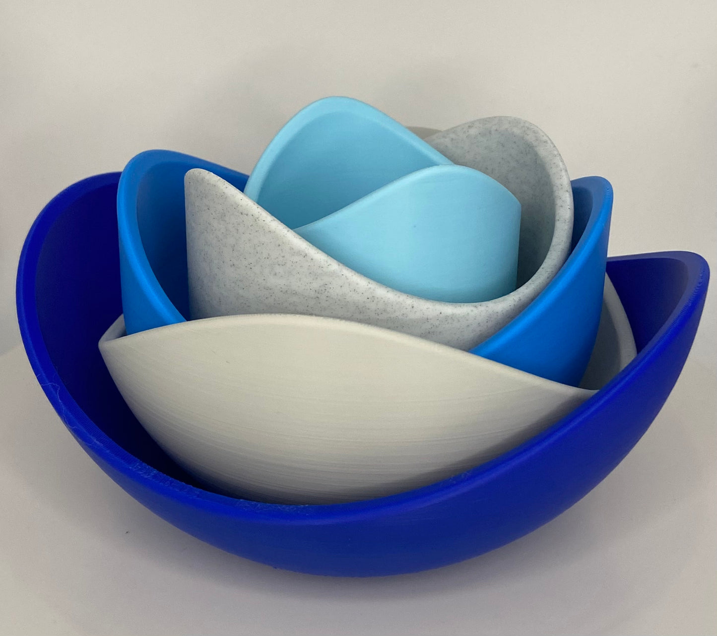 Stylische Lotusblütenschalen Set