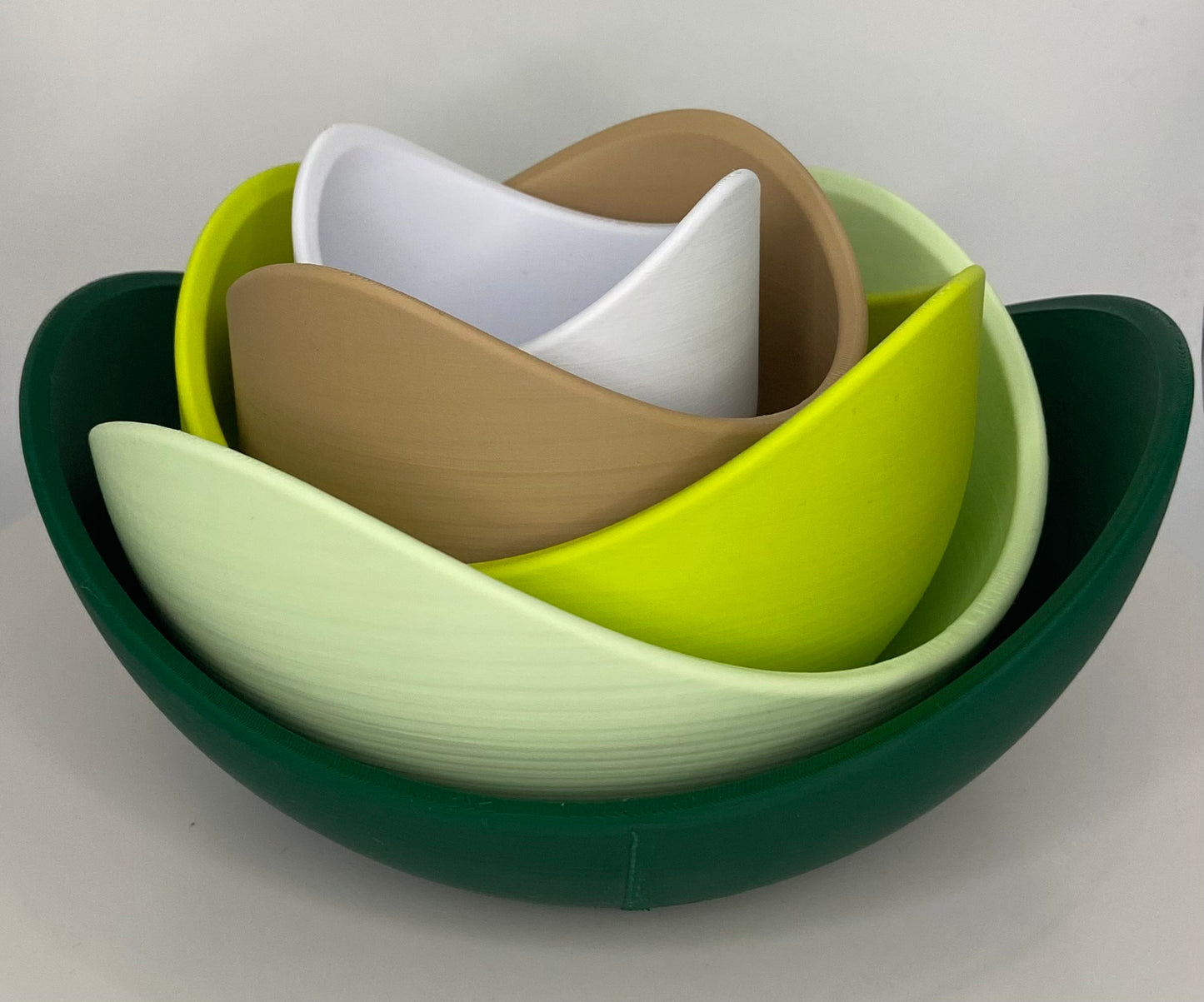 Stylische Lotusblütenschalen Set