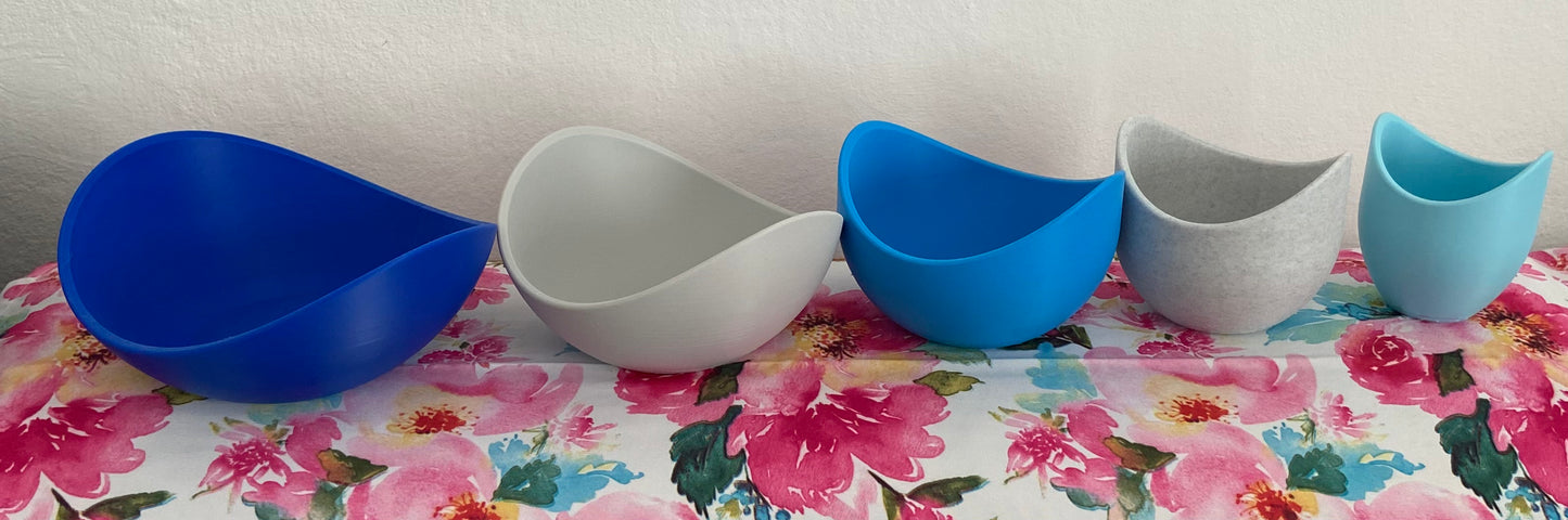 Stylische Lotusblütenschalen Set