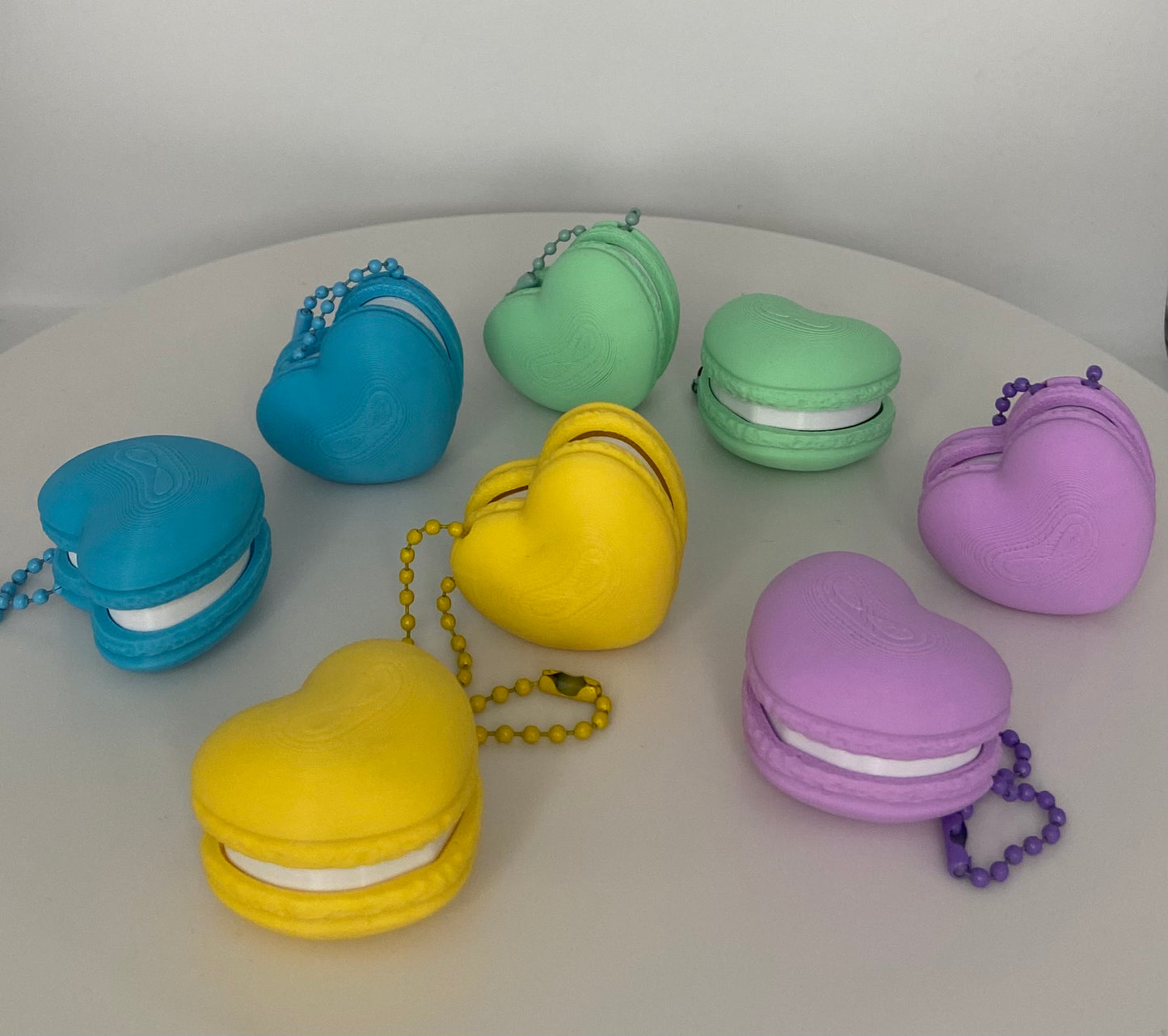 Fidget-Clicker Herz Macarons