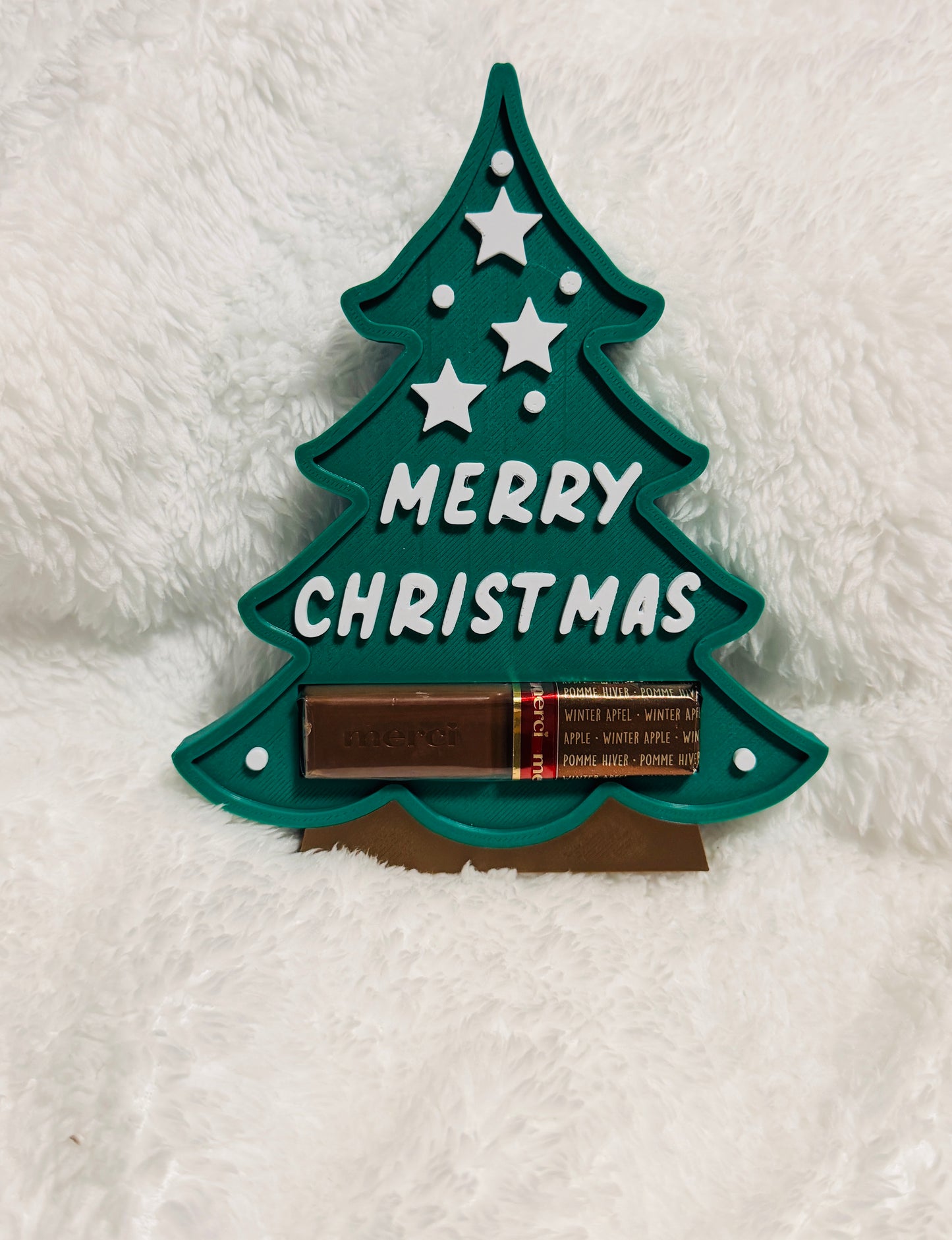 Geldgeschenk in Form eines Weihnachtsbaums