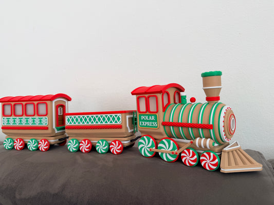 Weihnachtlicher Deko-Zug aus dem 3D-Druck – inkl. LED-Teelicht