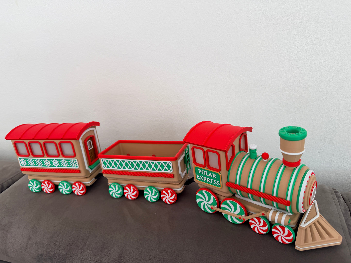 Weihnachtlicher Deko-Zug aus dem 3D-Druck – inkl. LED-Teelicht