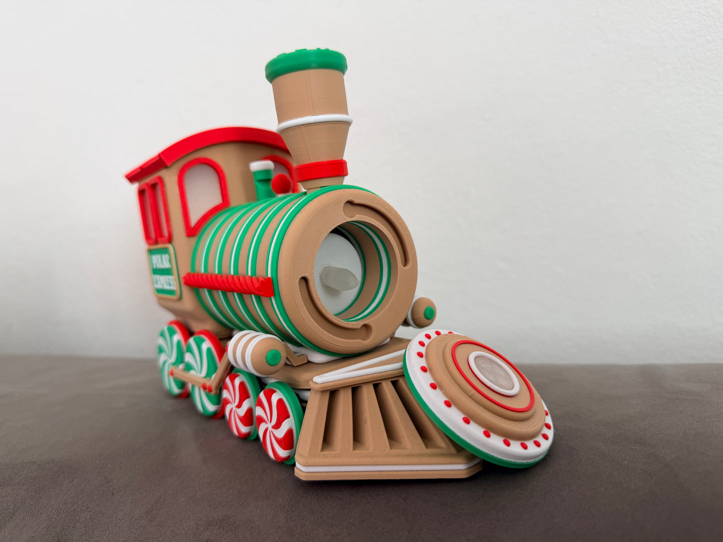 Weihnachtlicher Deko-Zug aus dem 3D-Druck – inkl. LED-Teelicht