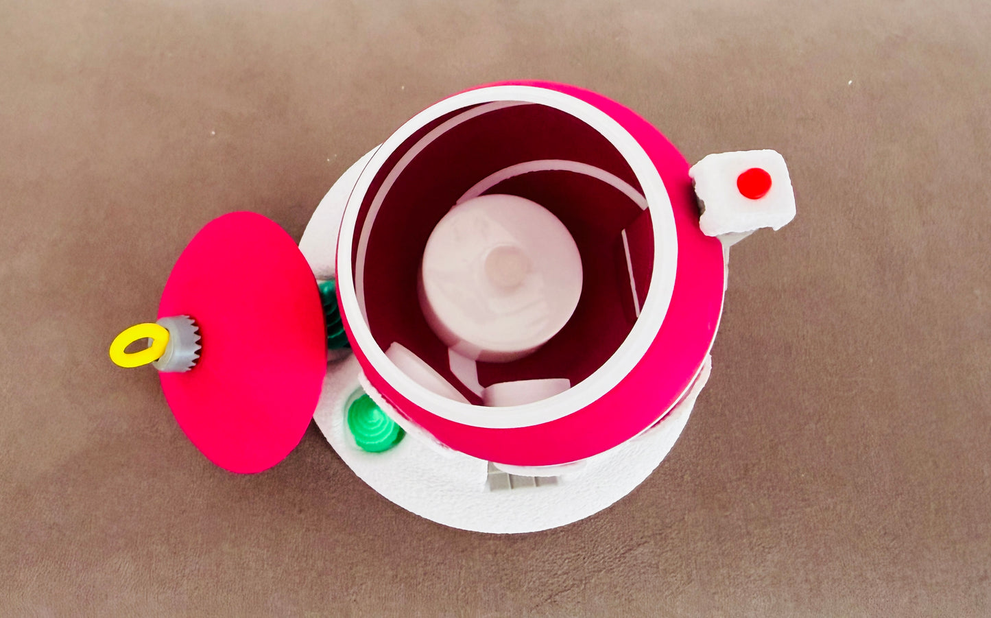 3D-gedrucktes Teelichthaus „Weihnachtskugel“ – inkl. LED Teelicht