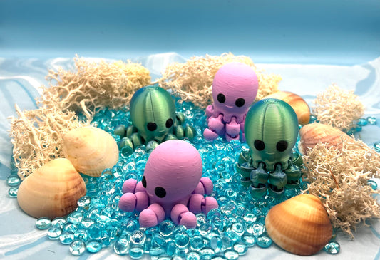 Oktopus in 2 Farben Flexi