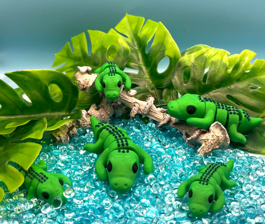 Krokodil in 2 Größen Flexi