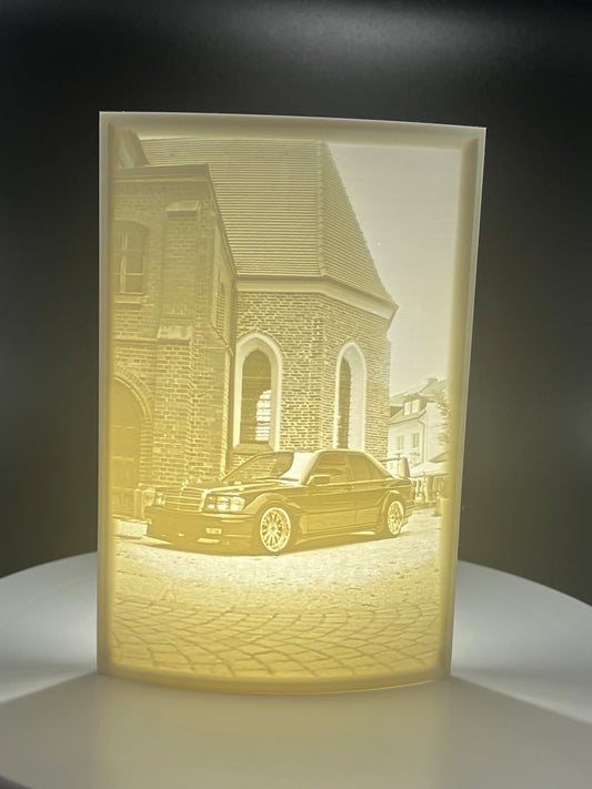 3D Bilder in Hochformat Komplettset mit Beleuchtung ( ca. 13 cm x 18 cm )