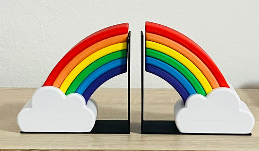 Regenbogen Buchstützen